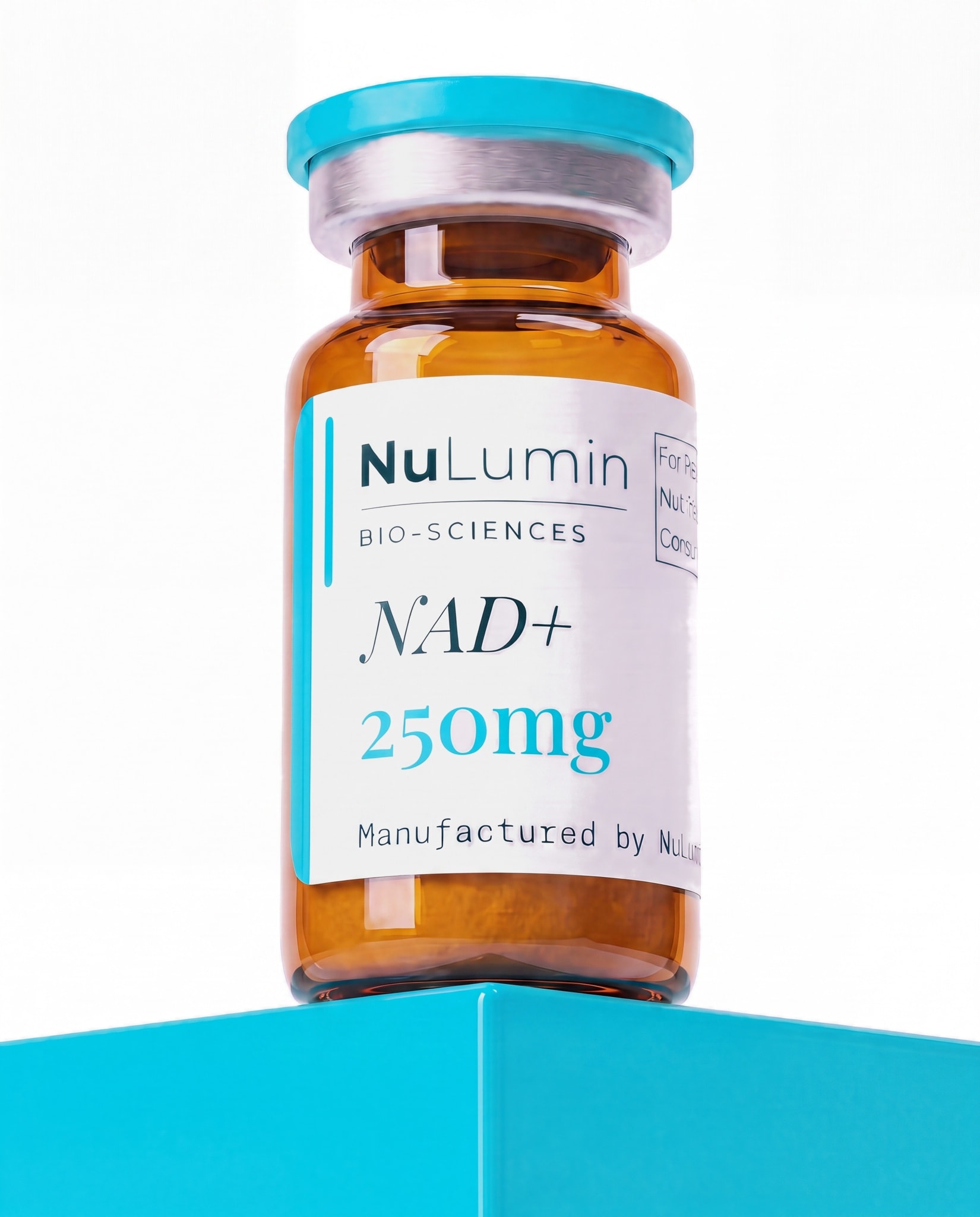 NAD+ 250mg lyophilized research vial, NuLumin Bio-Sciences research material